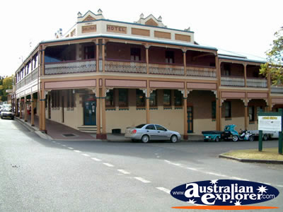 Bowraville Bowra Hotel from the Street . . . CLICK TO VIEW ALL BOWRAVILLE POSTCARDS