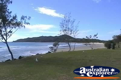 Byron Bay Main Beach Parkland . . . CLICK TO VIEW ALL POINT DANGER POSTCARDS