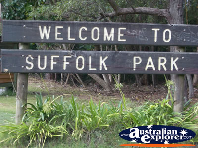 Byron Bay Suffolk Park Sign . . . CLICK TO VIEW ALL BYRON BAY (SUFFOLK PARK) POSTCARDS
