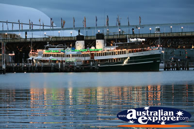 Sydney Floating Resturant . . . CLICK TO VIEW ALL SYDNEY POSTCARDS