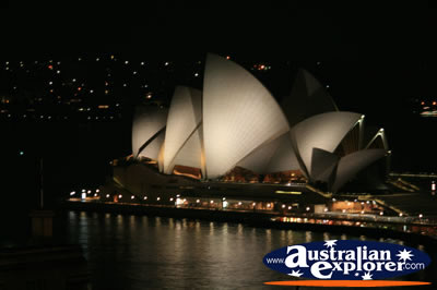 Opera House at Night . . . CLICK TO VIEW ALL SYDNEY POSTCARDS