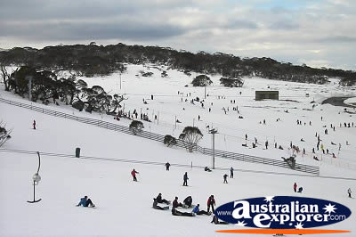 Perisher Blue View . . . CLICK TO VIEW ALL PERISHER BLUE POSTCARDS