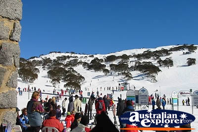 Skiing, Perisher Blue, New South Wales