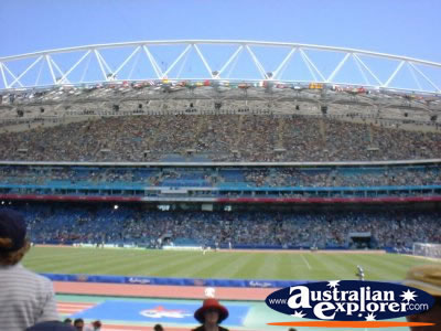 View of Olympic Stadium in Sydney . . . CLICK TO VIEW ALL SYDNEY (OLYMPIC STADIUM) POSTCARDS
