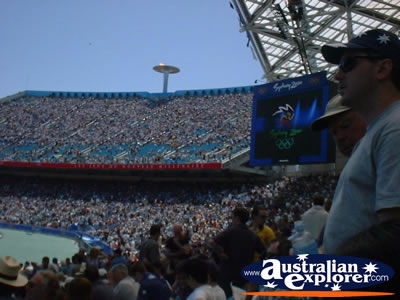 Sydney Olympic Stadium Audience . . . CLICK TO VIEW ALL SYDNEY (OLYMPIC STADIUM) POSTCARDS