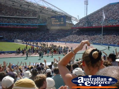 Olympic Stadium Race in Sydney . . . CLICK TO VIEW ALL SYDNEY (OLYMPIC STADIUM) POSTCARDS