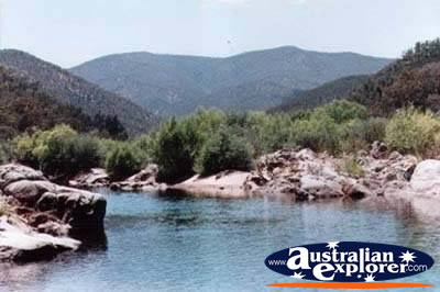 Snowy Mountains Rock Pool . . . CLICK TO VIEW ALL SNOWY MOUNTAINS POSTCARDS