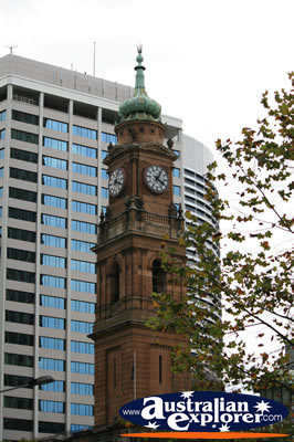 Sydney Clock Tower . . . CLICK TO VIEW ALL SYDNEY POSTCARDS