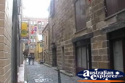 Sydney The Rocks Alleyway . . . CLICK TO VIEW ALL THE ROCKS POSTCARDS
