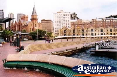 View of Sydney The Rocks . . . CLICK TO VIEW ALL THE ROCKS POSTCARDS