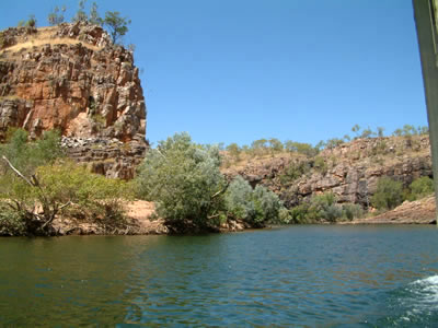 Landscape of Katherine Gorge in the Northern Territory . . . CLICK TO VIEW ALL KATHERINE GORGE POSTCARDS