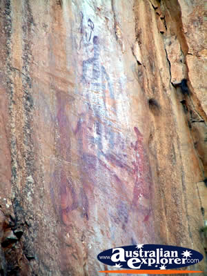 Rock Art at Katherine Gorge . . . CLICK TO VIEW ALL KATHERINE GORGE POSTCARDS