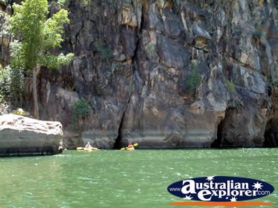 The landscape of the Katherine Gorge . . . CLICK TO VIEW ALL KATHERINE GORGE POSTCARDS