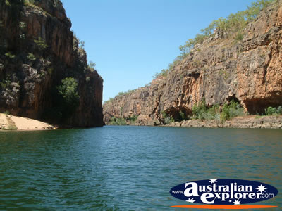 View Down the Katherine Gorge . . . CLICK TO VIEW ALL KATHERINE GORGE POSTCARDS