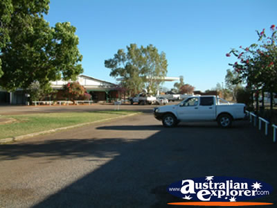 Barkly Homestead Carpark . . . CLICK TO VIEW ALL BARKLY (HOMESTEAD) POSTCARDS