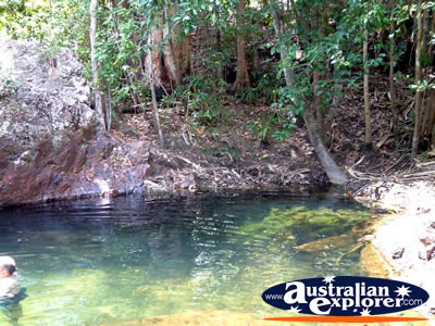 People Swimming in Batchelor Buley Rockhole . . . CLICK TO VIEW ALL BATCHELOR POSTCARDS