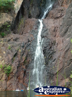 View of Waterfall at Batchelor Wangi Falls . . . CLICK TO VIEW ALL BATCHELOR POSTCARDS