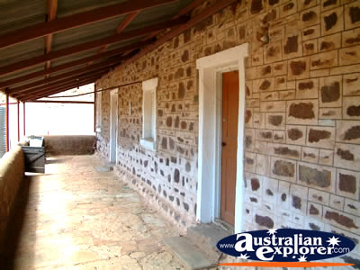 Brick Building at Telegraph Station . . . CLICK TO VIEW ALL BARROW CREEK POSTCARDS
