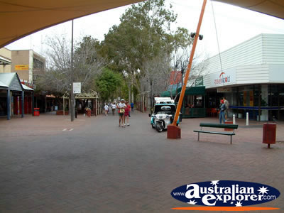 Alice Springs Todd Mall . . . CLICK TO VIEW ALL ALICE SPRINGS POSTCARDS