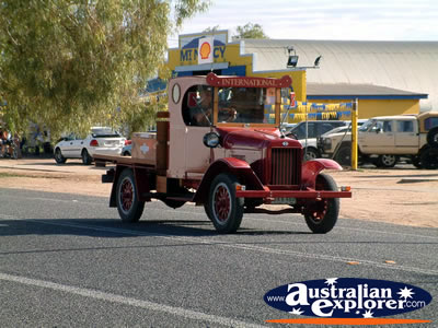 Alice Springs Transport Hall of Fame Parade Vintage Mini Vehicle . . . CLICK TO VIEW ALL ALICE SPRINGS POSTCARDS