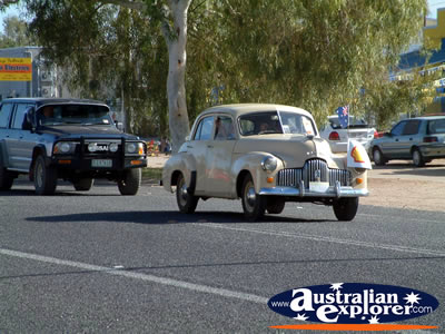 Classic Car during the Alice Springs Transport Hall of Fame Parade . . . CLICK TO VIEW ALL ALICE SPRINGS POSTCARDS