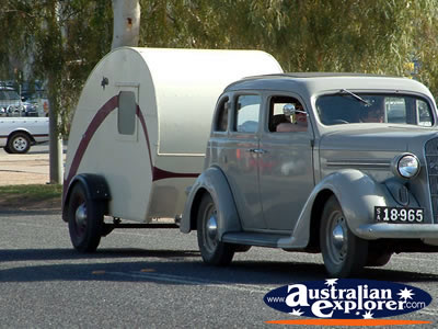 Alice Springs Transport Hall of Fame Parade Mini Trailer . . . CLICK TO VIEW ALL ALICE SPRINGS POSTCARDS