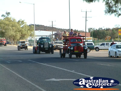 Alice Springs Transport Hall of Fame Parade Crowded Truck . . . CLICK TO VIEW ALL ALICE SPRINGS POSTCARDS