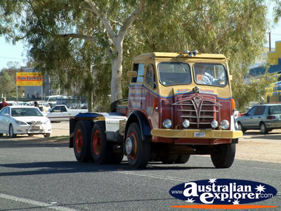 Alice Springs Transport Hall of Fame Parade Old Cab . . . CLICK TO VIEW ALL ALICE SPRINGS POSTCARDS