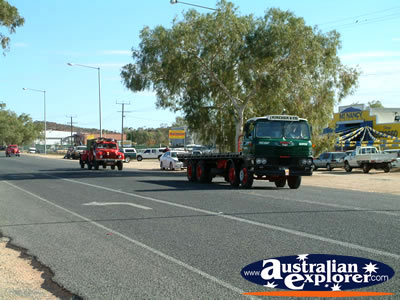 Alice Springs Transport Hall of Fame Parade Cargo Trucks . . . CLICK TO VIEW ALL ALICE SPRINGS POSTCARDS