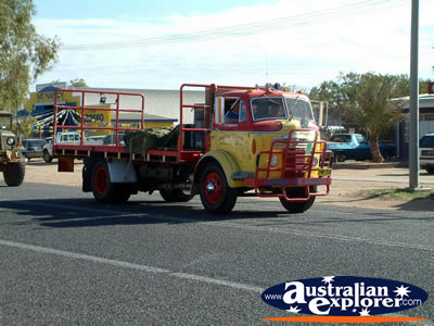 Alice Springs Transport Hall of Fame Parade Cargo Carrier . . . CLICK TO VIEW ALL ALICE SPRINGS POSTCARDS