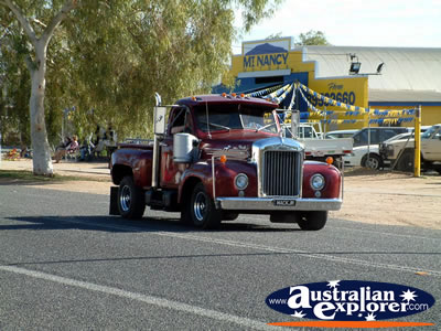 Alice Springs Transport Hall of Fame Parade Low Truck . . . CLICK TO VIEW ALL ALICE SPRINGS POSTCARDS