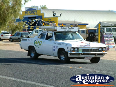 Alice Springs Transport Hall of Fame Parade Car . . . CLICK TO VIEW ALL ALICE SPRINGS POSTCARDS