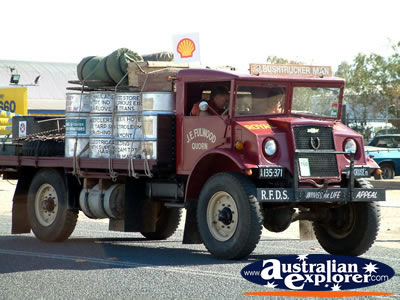 Alice Springs Transport Hall of Fame Parade Fuel Truck . . . CLICK TO VIEW ALL ALICE SPRINGS POSTCARDS
