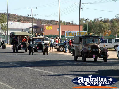 Alice Springs Transport Hall of Fame Parade Army Trucks . . . CLICK TO VIEW ALL ALICE SPRINGS POSTCARDS