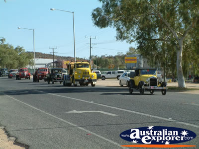 Alice Springs Transport Hall of Fame Parade Vintage . . . CLICK TO VIEW ALL ALICE SPRINGS POSTCARDS