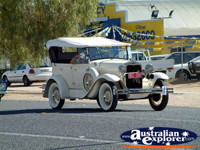 Vintage Car at the Alice Springs Transport Hall of Fame Parade . . . CLICK TO VIEW ALL ALICE SPRINGS POSTCARDS