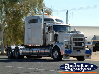 Alice Springs Transport Hall of Fame Parade Cab . . . CLICK TO VIEW ALL ALICE SPRINGS POSTCARDS