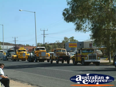Alice Springs Transport Hall of Fame Parade Old Trucks . . . CLICK TO VIEW ALL ALICE SPRINGS POSTCARDS