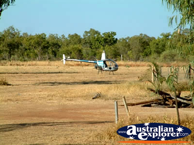 Daly Waters Helicopter . . . VIEW ALL DALY WATERS PHOTOGRAPHS