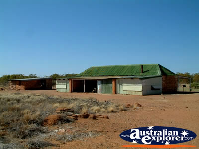 Outside at the Elliott Tennant Creek Telegraph Station . . . CLICK TO VIEW ALL TENNANT CREEK POSTCARDS