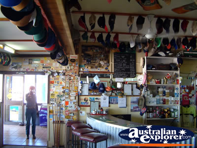 Inside at Renner Springs Roadhouse . . . CLICK TO VIEW ALL RENNER SPRINGS POSTCARDS