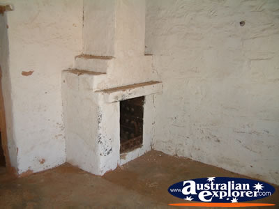 Tennant Creek Telegraph Station Fireplace . . . CLICK TO VIEW ALL TENNANT CREEK POSTCARDS