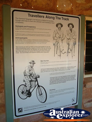 Tennant Creek Telegraph Station Sign . . . VIEW ALL TENNANT CREEK PHOTOGRAPHS