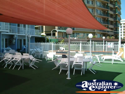 Around the pool at Darwin Marina View Apartments . . . CLICK TO VIEW ALL DARWIN POSTCARDS