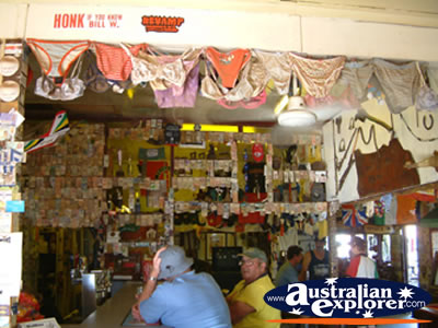 Daly Waters Pub Inside . . . CLICK TO VIEW ALL DALY WATERS POSTCARDS