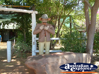 Mataranka Stockyard Gallery Statue . . . VIEW ALL MATARANKA PHOTOGRAPHS
