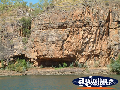 Rock Walls at Katherine Gorge in the NT . . . CLICK TO VIEW ALL KATHERINE GORGE POSTCARDS