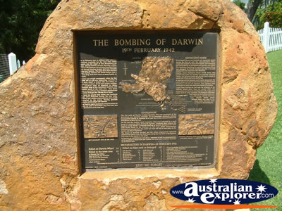 Darwin Plaque . . . CLICK TO VIEW ALL DARWIN POSTCARDS