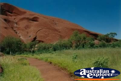 Ayers Rock Track . . . CLICK TO VIEW ALL ULURU POSTCARDS