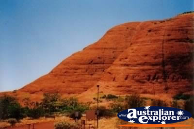Sunny Day at Ayers Rock . . . CLICK TO VIEW ALL ULURU POSTCARDS